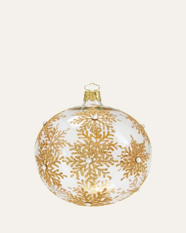 Transparent Snowflake Christmas Ball Ornament